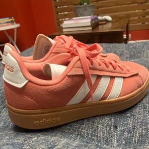 Pink Adidas sambas
